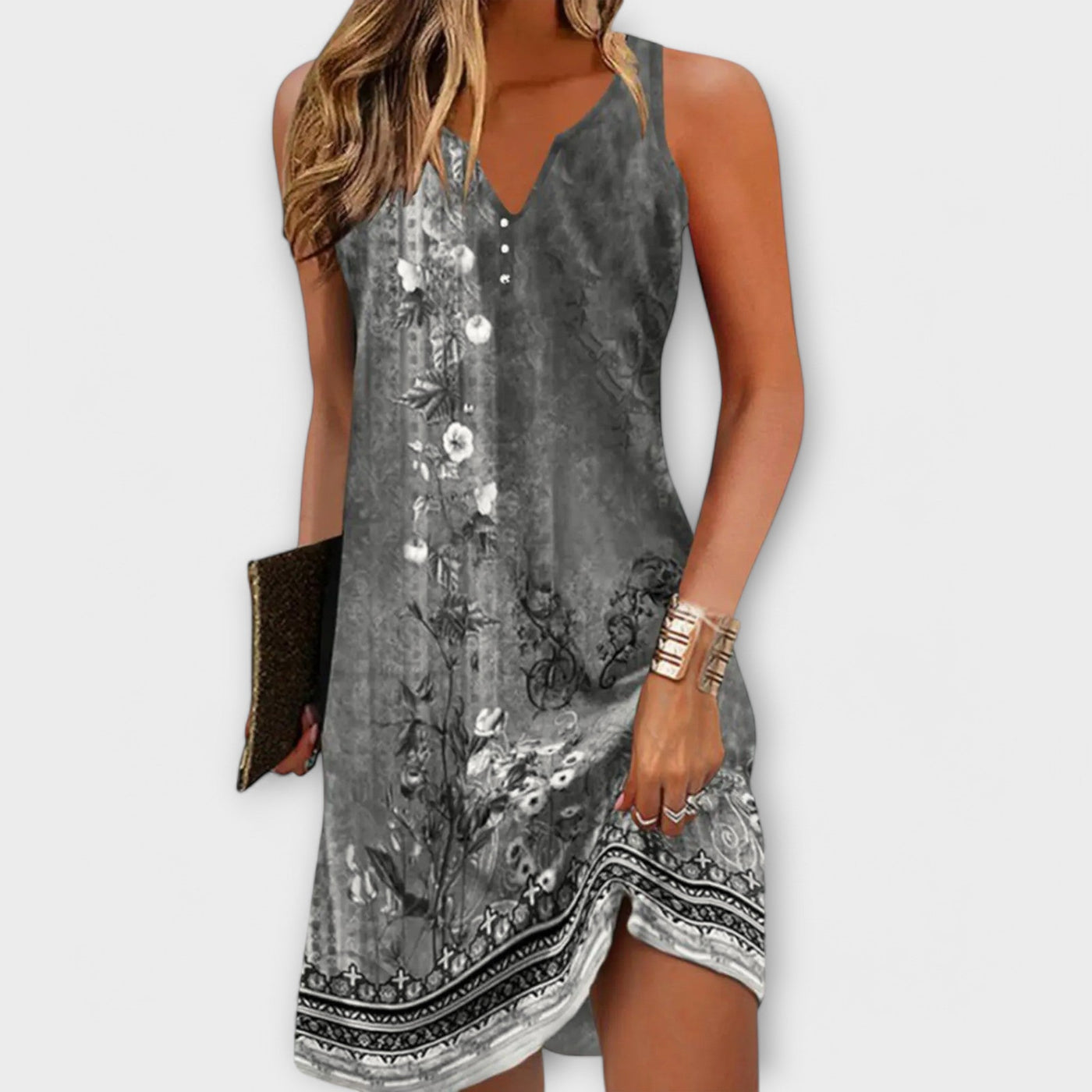 Elegantes Damen Midi-Kleid