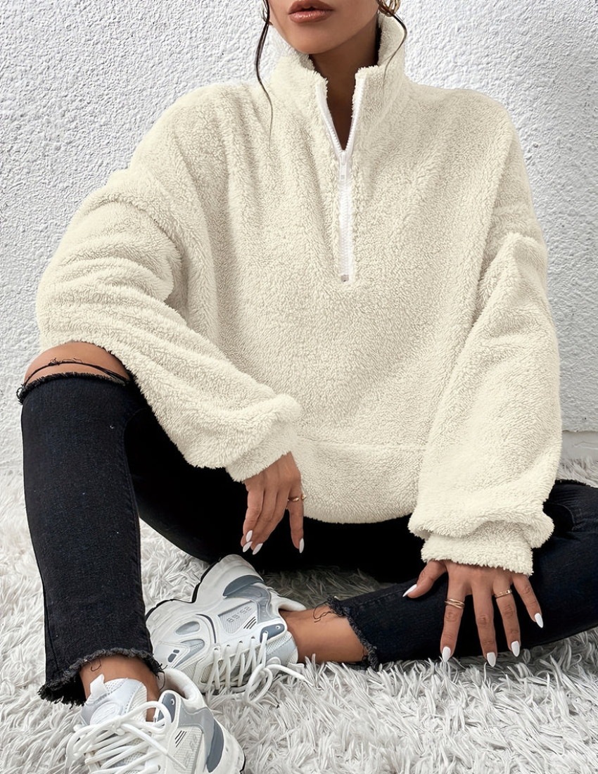 Camilla | Gemütlicher Fleece-Pullover für Damen