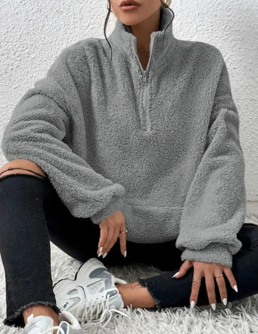 Camilla | Gemütlicher Fleece-Pullover für Damen