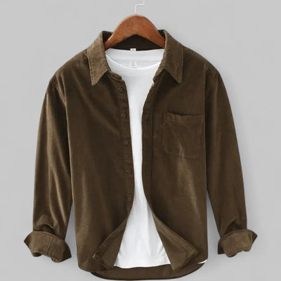 Alighiero | Langärmliges Cordhemd