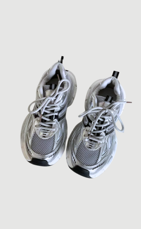 Alora | Lässige Mesh-Schuhe - Klobige Sohle