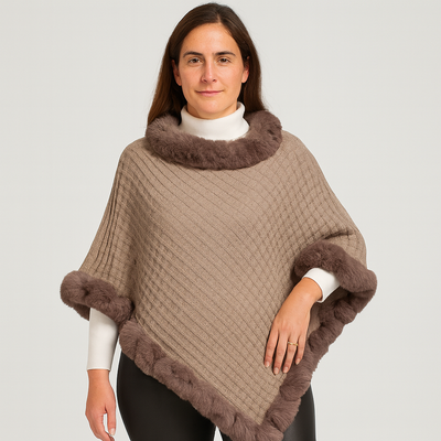 Amelinde | Herbst & Winter Pullover Schal Cape Mantel