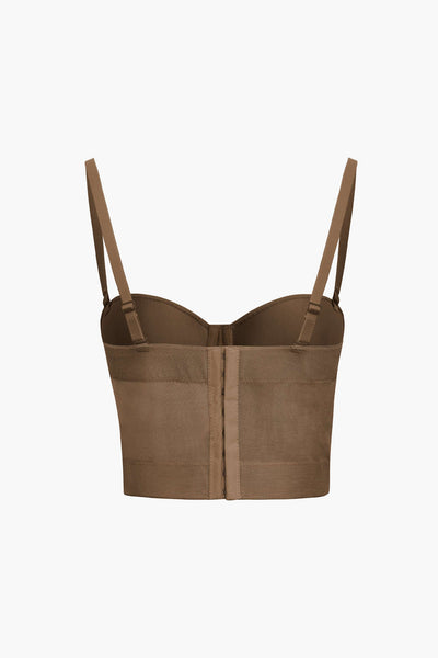 Andrea | Luftiges Mesh Bustier Korsett Top