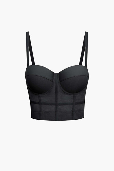 Andrea | Luftiges Mesh Bustier Korsett Top