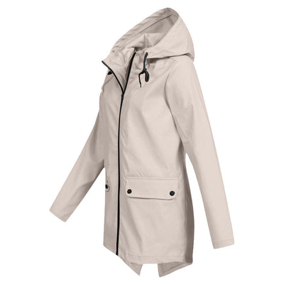 Leichte Regenjacke mit Kapuze für Damen