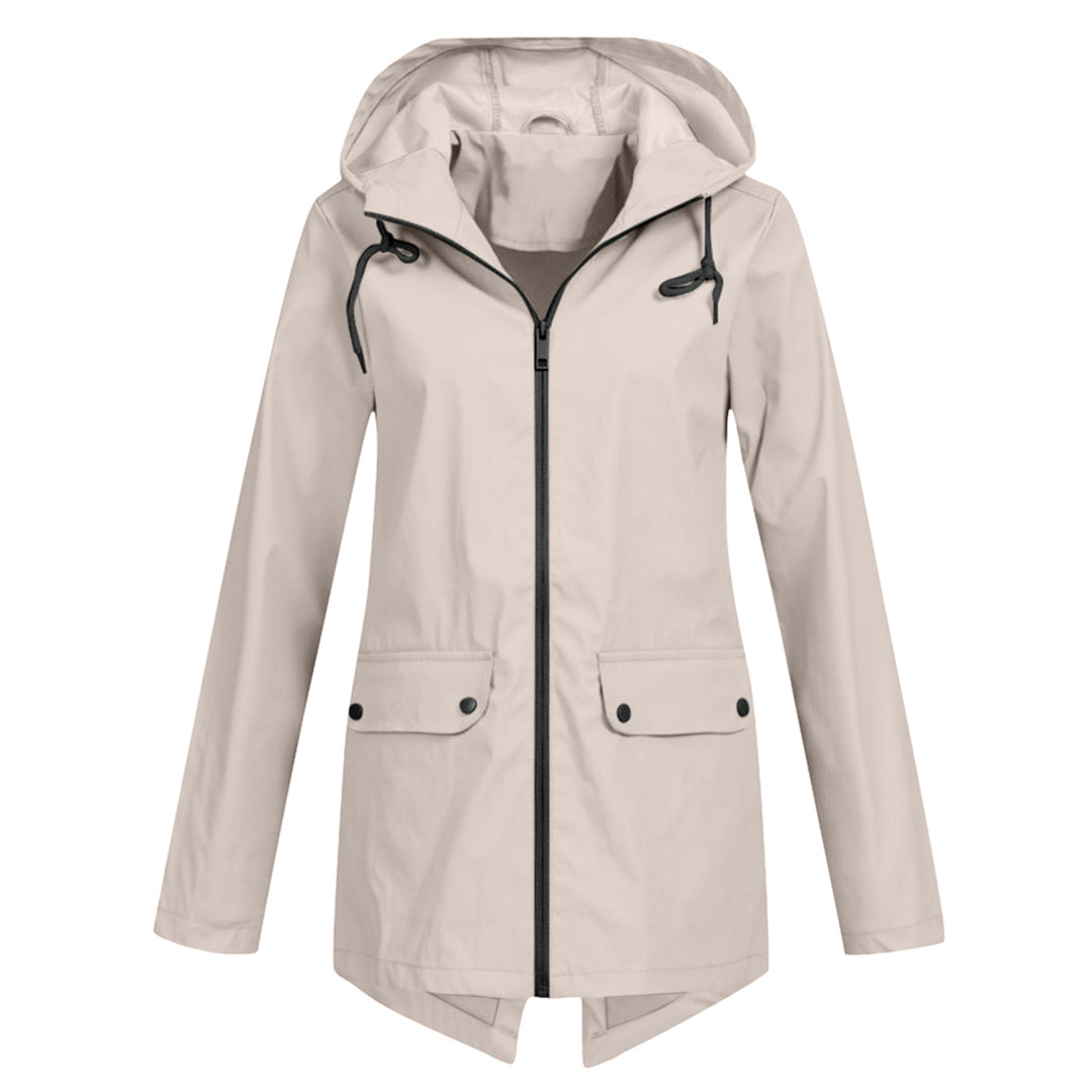 Leichte Regenjacke mit Kapuze für Damen