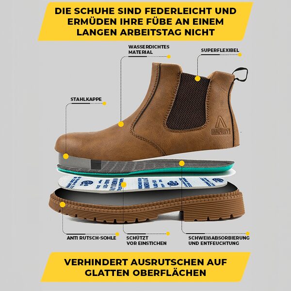 Sicherheits-Arbeitsstiefel für Herren - Evander