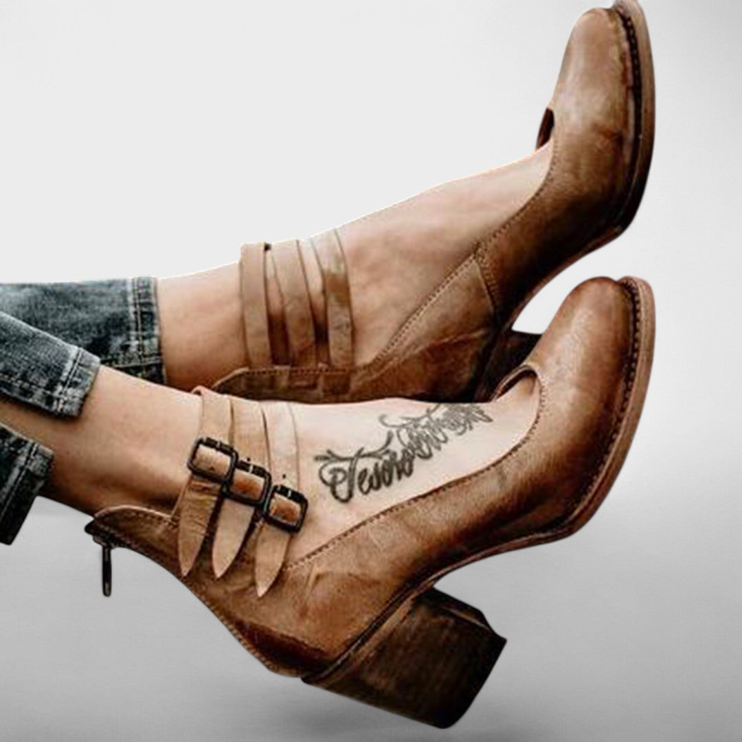 Ignes™ – Orthopädische Ledersandale für Damen