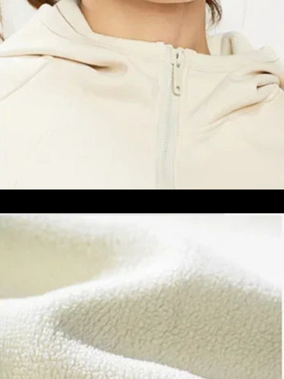 Velora | Atmungsaktive Yogajacke für Damen Winter Slim Fit