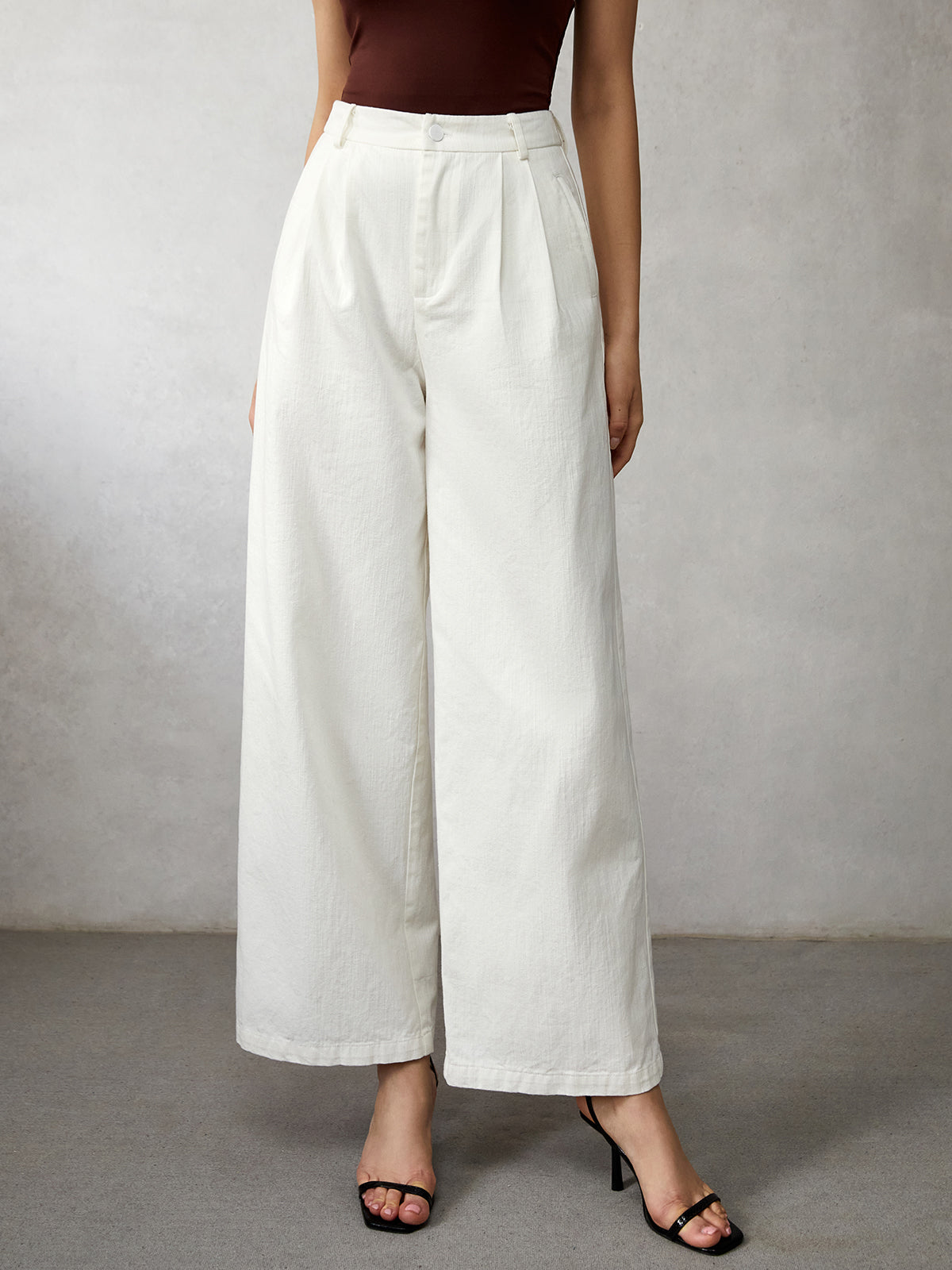 Celina | Hoge Größe Weitbeinjeans