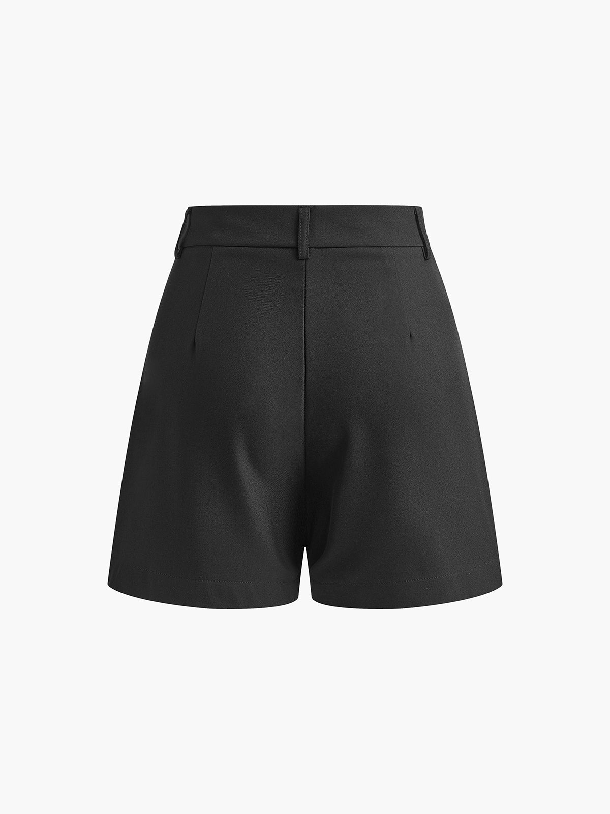 Leichte Mid-Waist Sommer Shorts Damen – Semi-Transparent, Ohne Gürtel