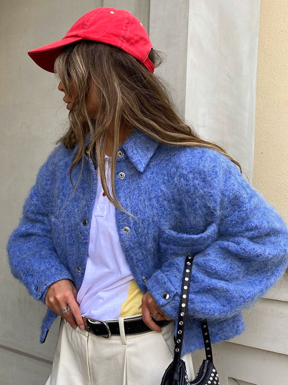 Alina | Elegante Jacke mit Knopfverschluss