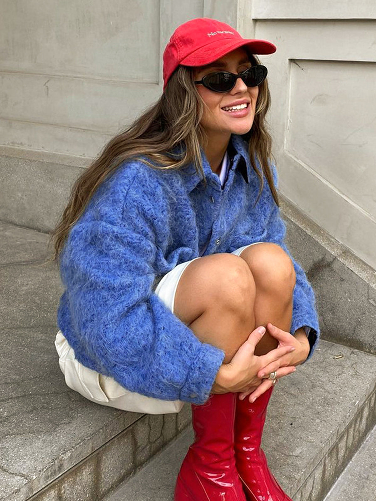 Alina | Elegante Jacke mit Knopfverschluss