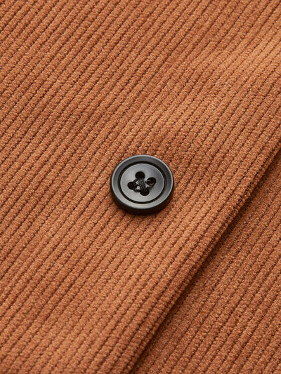 Lina | Ausgestellter Damen-Cordrock mit Knopfleiste