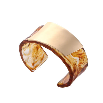 Elegante Statement Damen Armreif Manschette Gold Silber