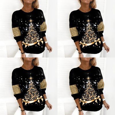 Pine Weihnachtspullover mit Tannenbaum-Motiv