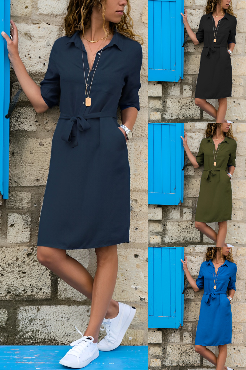 Jackie - Halbarm-Taschenkleid