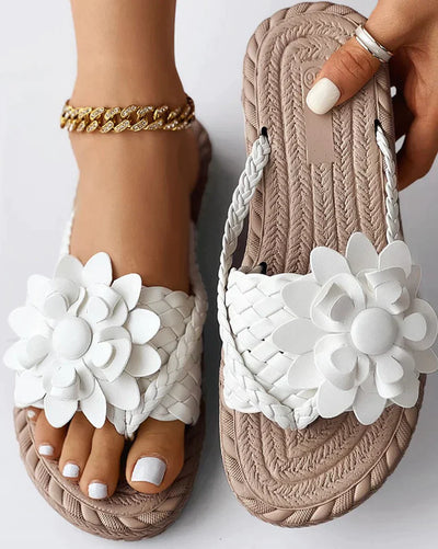 Odette® | Geflochtene Hausschuhe