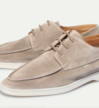 Didas | Luxus Leder Slipper mit Schnürsenkeln für Herren