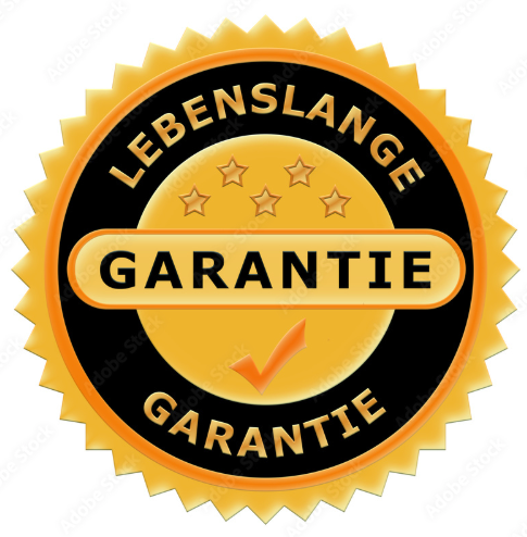 Lebenslange Garantie
