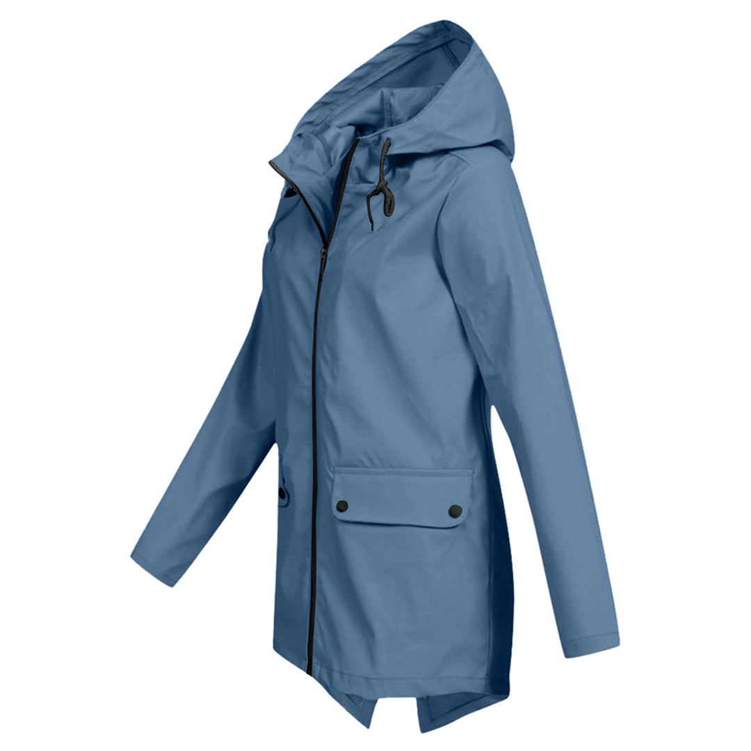 Leichte Regenjacke mit Kapuze für Damen