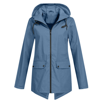Leichte Regenjacke mit Kapuze für Damen