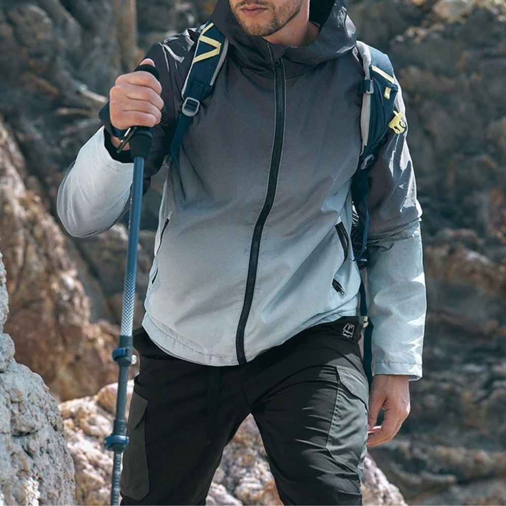 Timo | Langlebige wasserdichte Jacke mit verstellbarem Kapuze