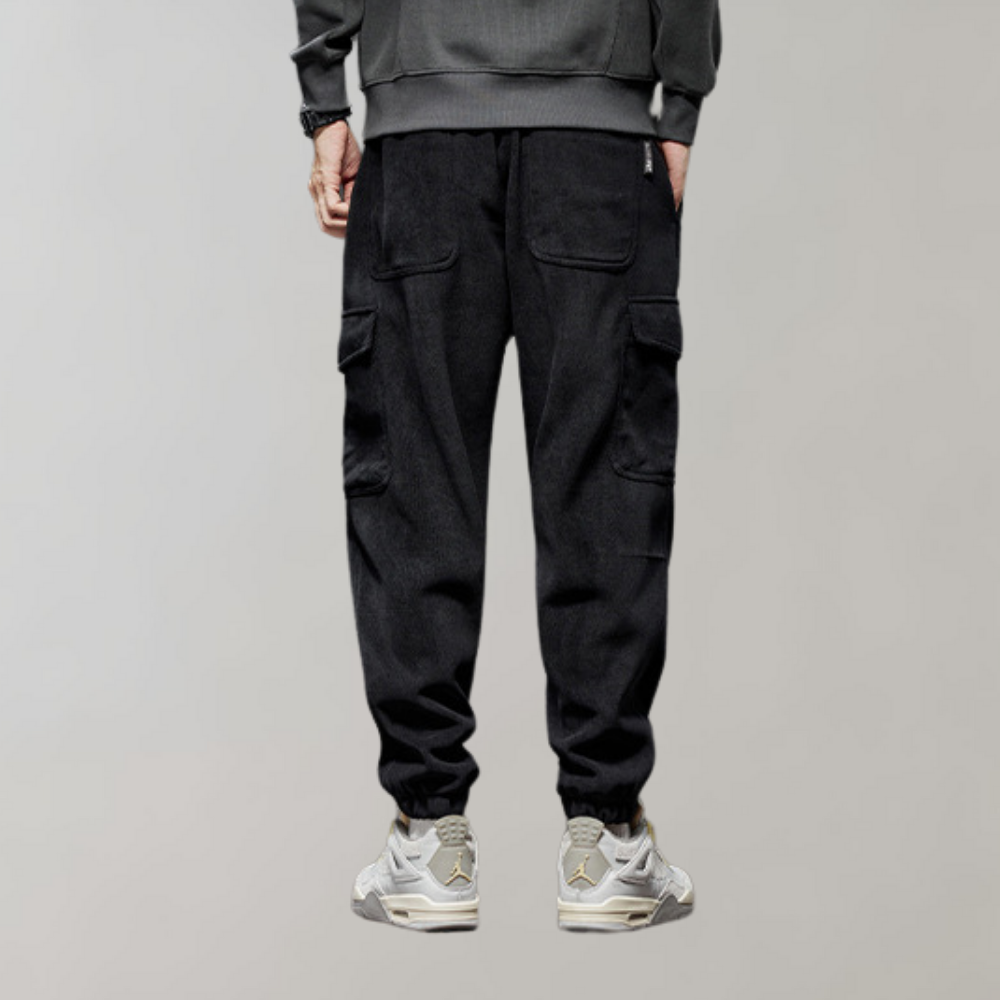 Oswald | Bequeme Cord-Hose mit Taschen