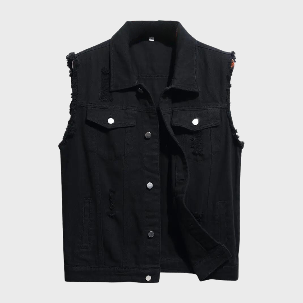 Sie sind | Schwarze elegante Herrenweste für vielseitigen Stil und Komfort