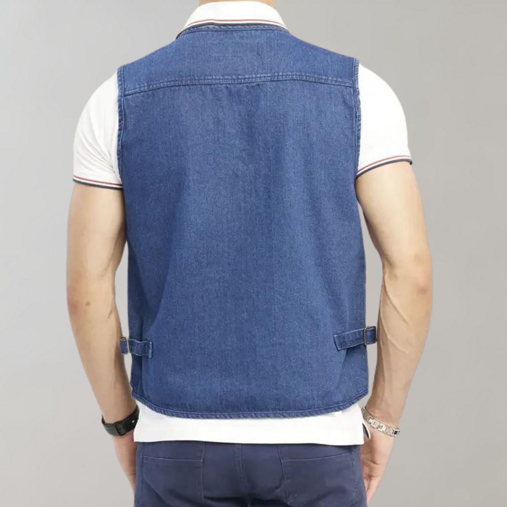 Sven | Stylische Herrenweste mit sicheren Reißverschlusstaschen