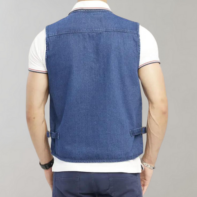 Sven | Stylische Herrenweste mit sicheren Reißverschlusstaschen