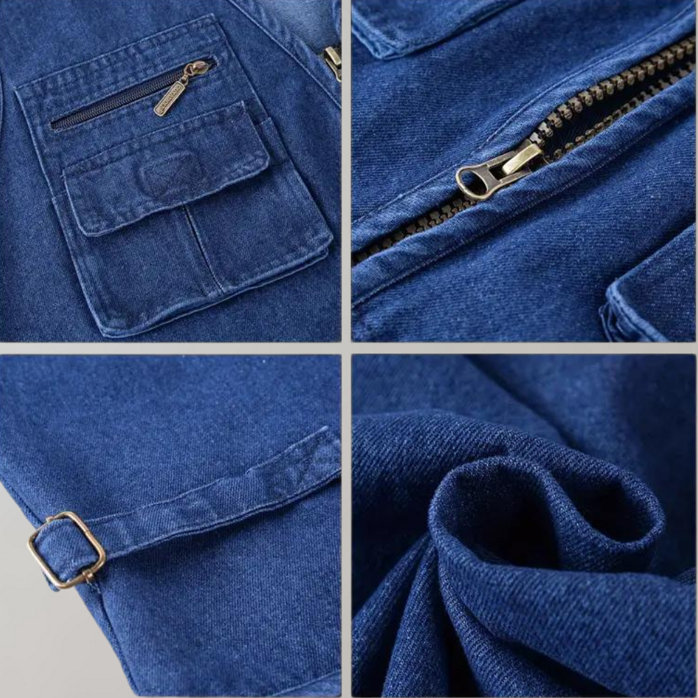 Sven | Stylische Herrenweste mit sicheren Reißverschlusstaschen