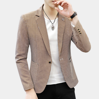 Sieger | Trendiger Karierter Blazer für einen anspruchsvollen Stil