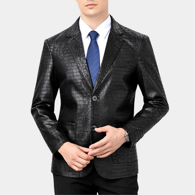 Freyr | Moderne Passform Schwarzer Blazer für mühelose Eleganz