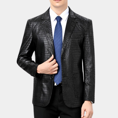 Freyr | Moderne Passform Schwarzer Blazer für mühelose Eleganz