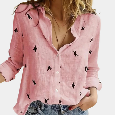 Aluminium | Bequem, Stilvoll, Damen Langarmshirt