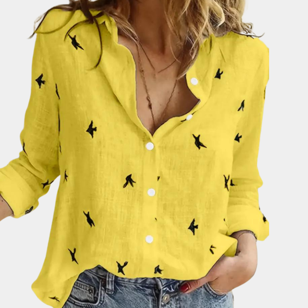 Aluminium | Bequem, Stilvoll, Damen Langarmshirt