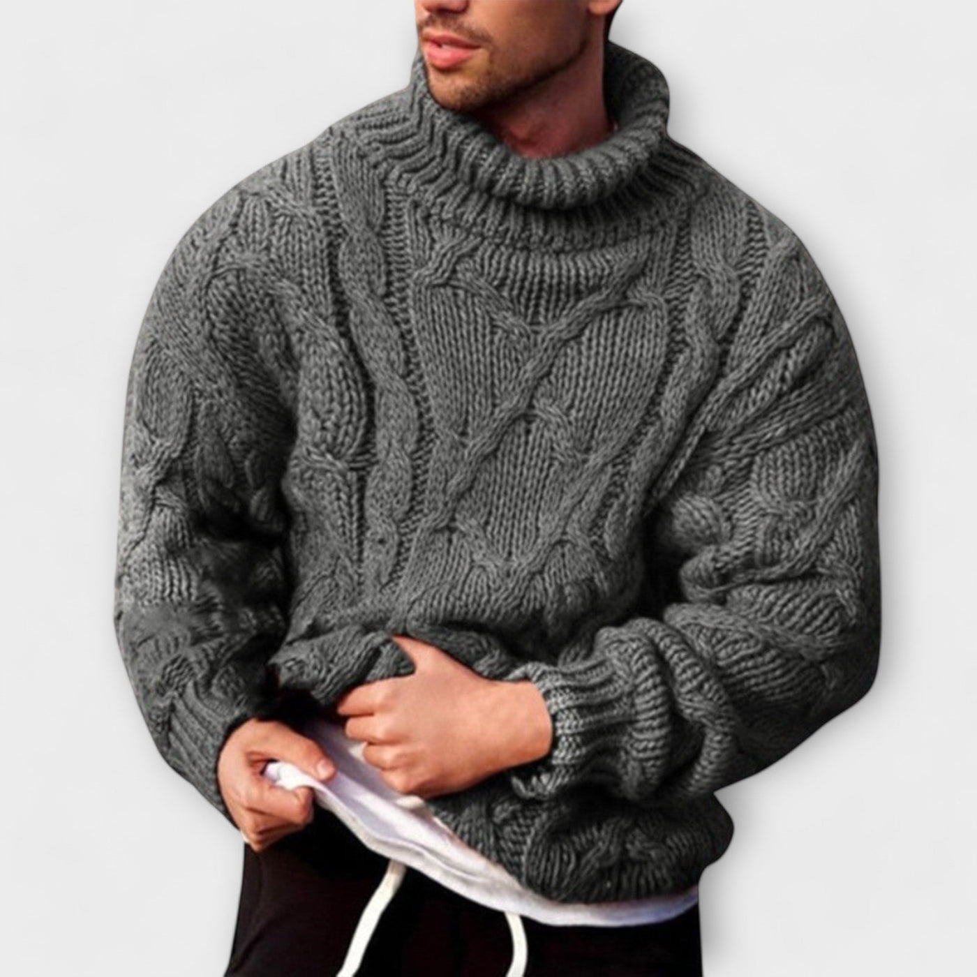 Firth – Winter Strick Rollkragenpullover