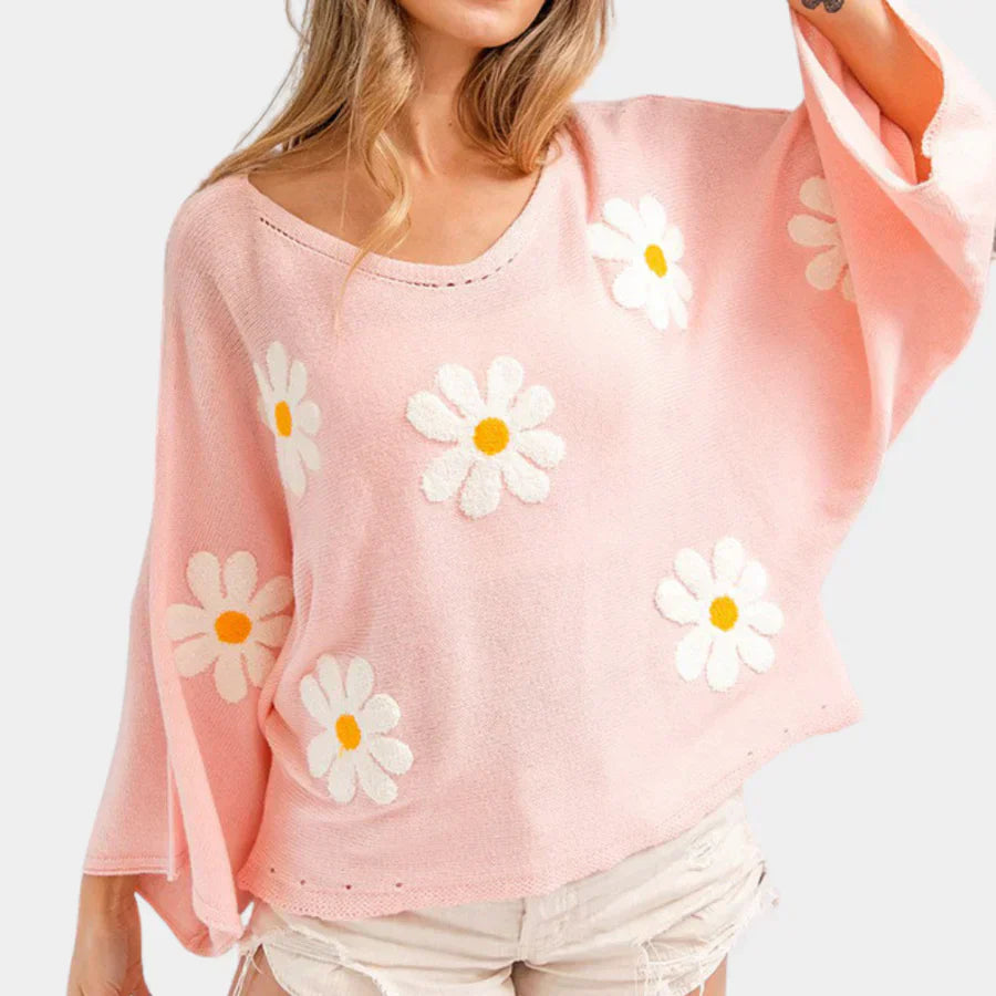 Hibiskus | Stilvoller und eleganter Sommerpullover