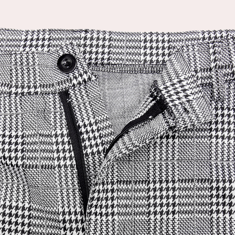 Anton | Stylische Retro-Karierte Slim-Fit-Hosen für Herren