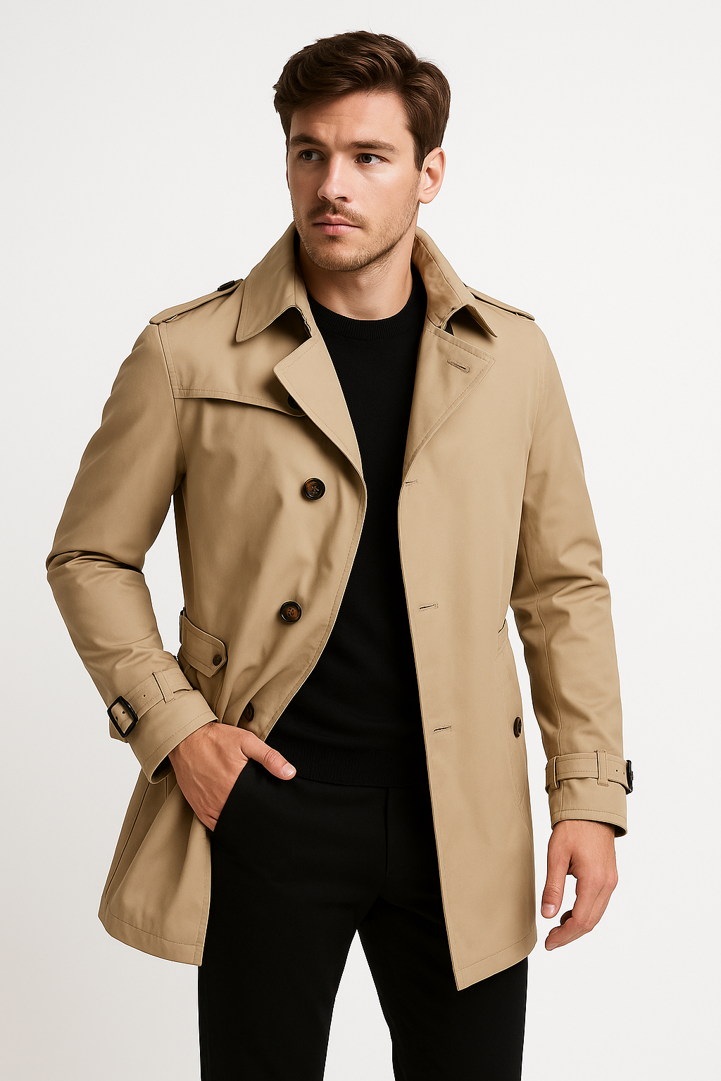 Leon | Stylish Winterjacke for Herren Warm