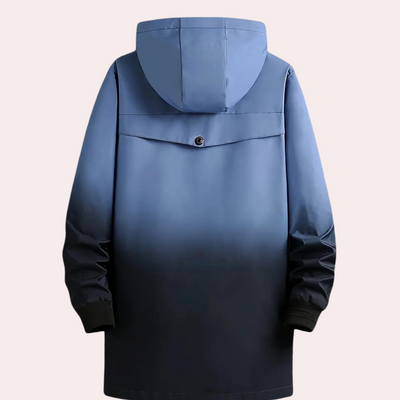 Herwig | Stylischer warmer Mantel mit trendigem Farbverlauf