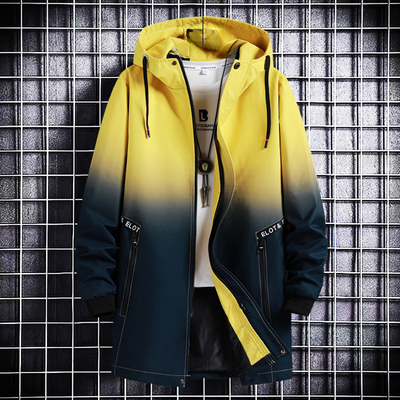 Herwig | Stylischer warmer Mantel mit trendigem Farbverlauf