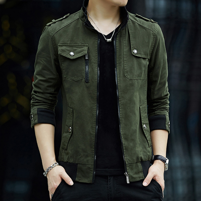 Arbeiten | Stylische Cargo-Jacke mit praktischen Taschen