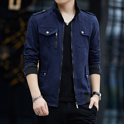 Arbeiten | Stylische Cargo-Jacke mit praktischen Taschen