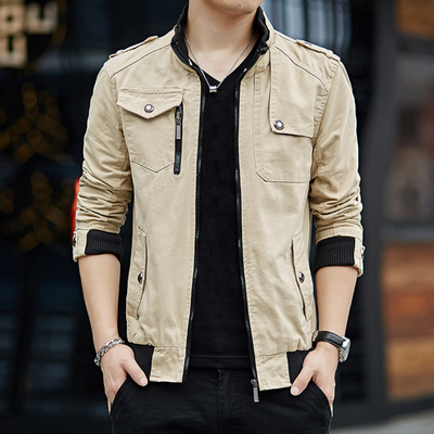 Arbeiten | Stylische Cargo-Jacke mit praktischen Taschen