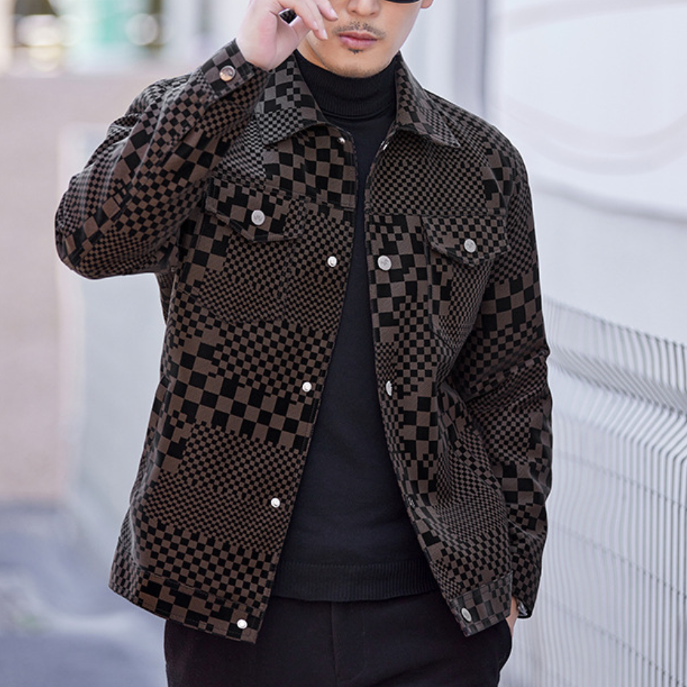 Nyx | Lässige Button-Up Jacke für Herren