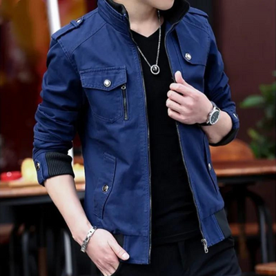 Richard | Stylische Stehkragenjacke für den täglichen Gebrauch