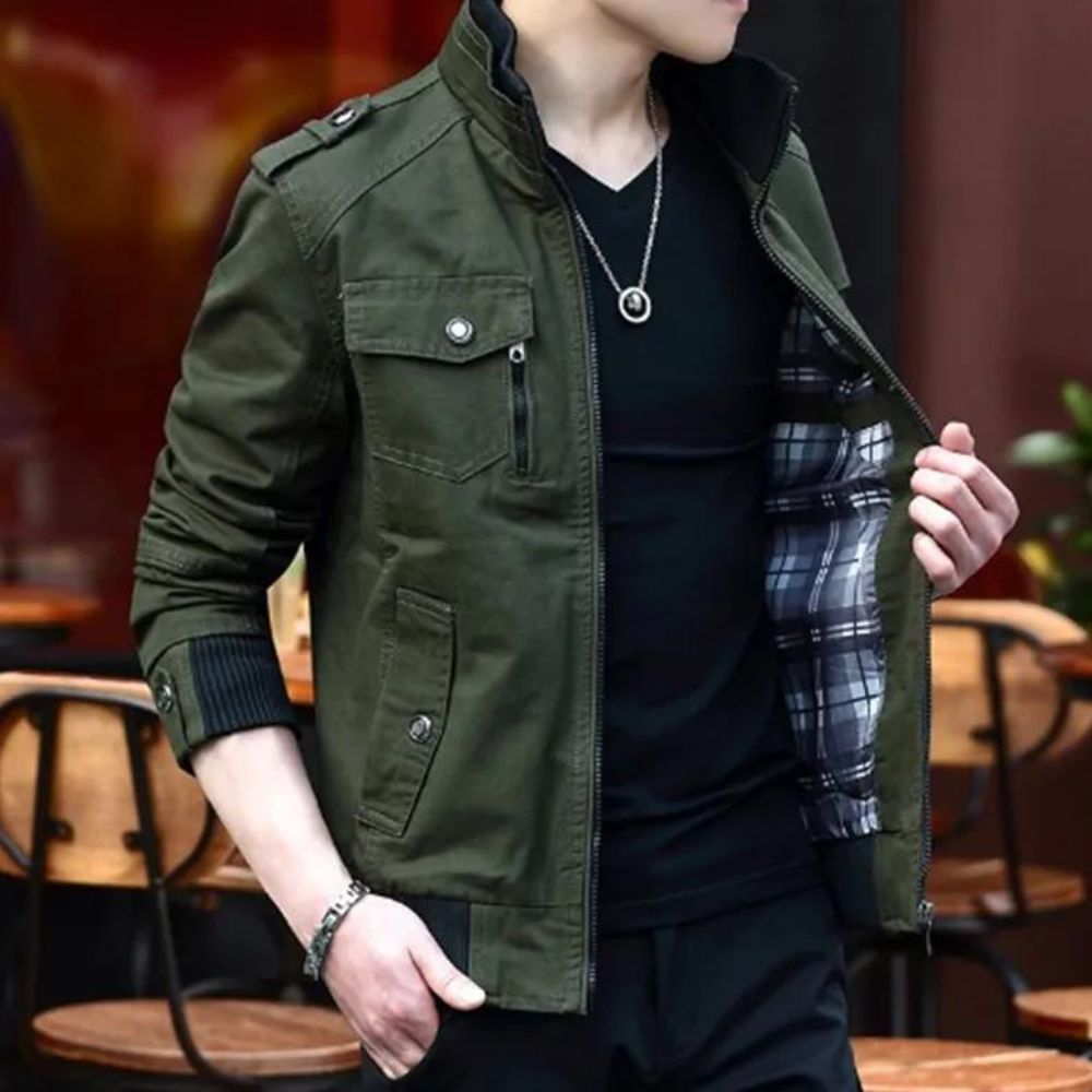 Richard | Stylische Stehkragenjacke für den täglichen Gebrauch