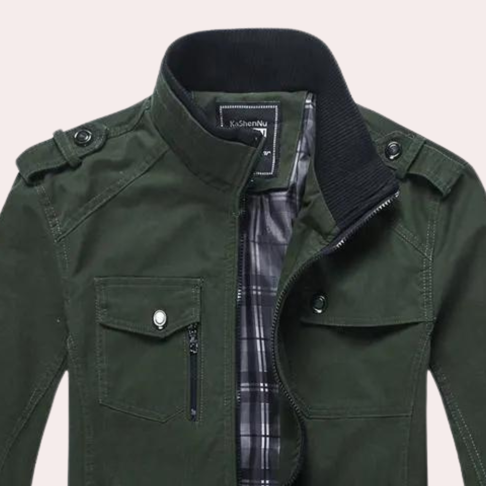 Richard | Stylische Stehkragenjacke für den täglichen Gebrauch